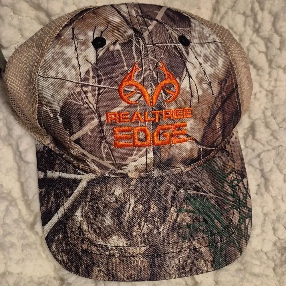 RealTree Edge Camo Trucker Snapback Hat - New